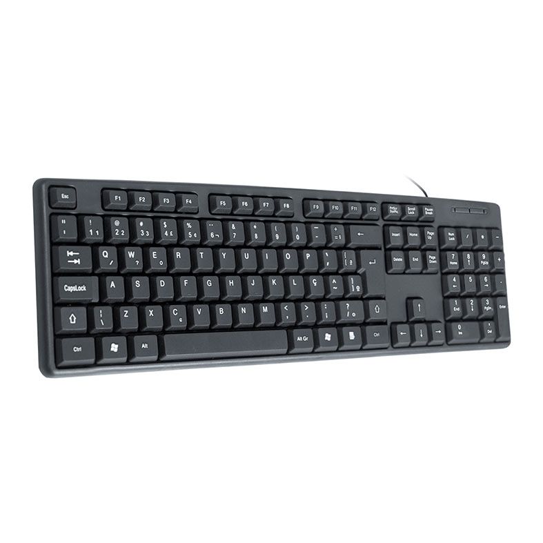 Teclado Membrana K-Mex KB-3728, ABNT2, Preto, KB3728U0001CB0X