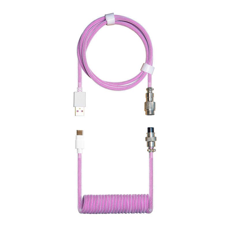 Cabo Para Teclado Cooler Master, Com Conector Aviator, USB-A Para USB-C, 1.5m, Dream Purple, KB-CPZ1