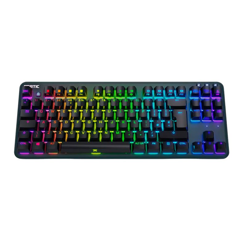 Teclado Mecanico Gamer Fnatic Mini Streak Speed Edition, RGB, Preto, KB0003-001
