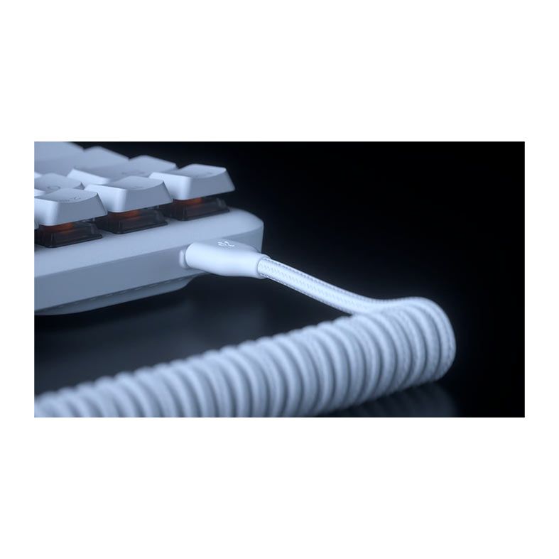 Teclado Mecanico Gamer Fnatic Streak 65 LP, RGB, Branco, KB0006-003