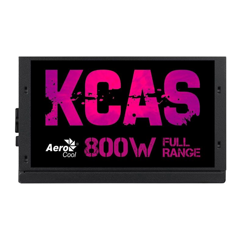 Fonte AeroCool KCAS Full Range, 800W, 80 Plus Bronze , KCAS-800W