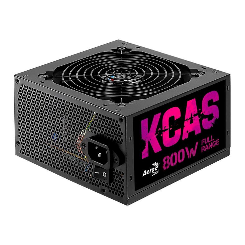 Fonte AeroCool KCAS Full Range, 800W, 80 Plus Bronze , KCAS-800W