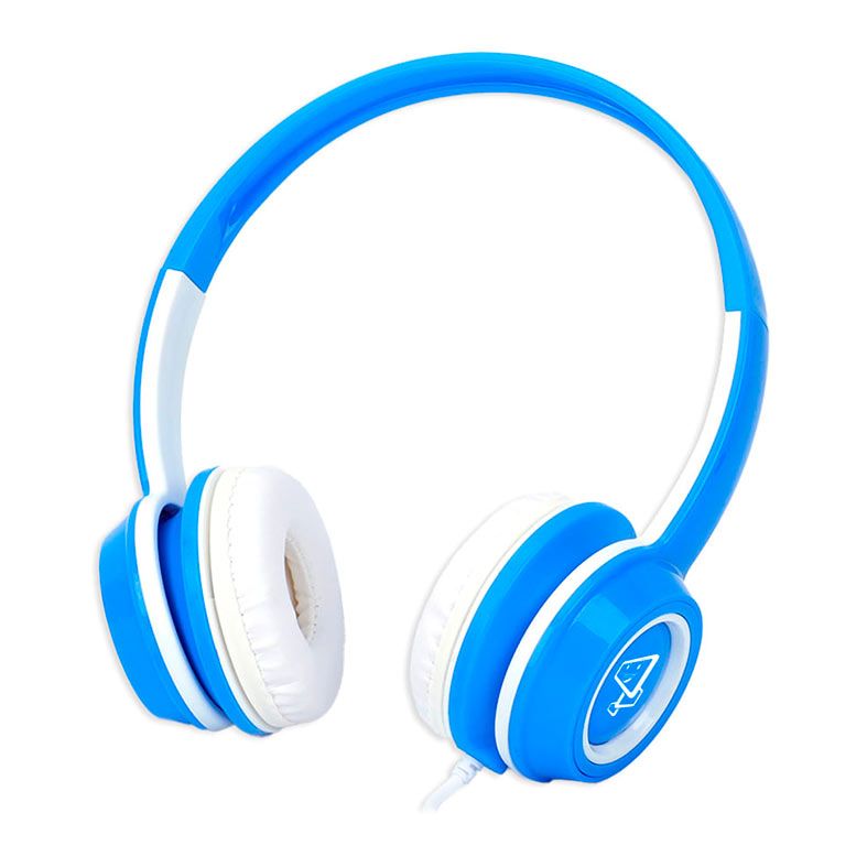 Headset Kids ELG P3, Drivers 40mm, Azul e Branco, KD01BW
