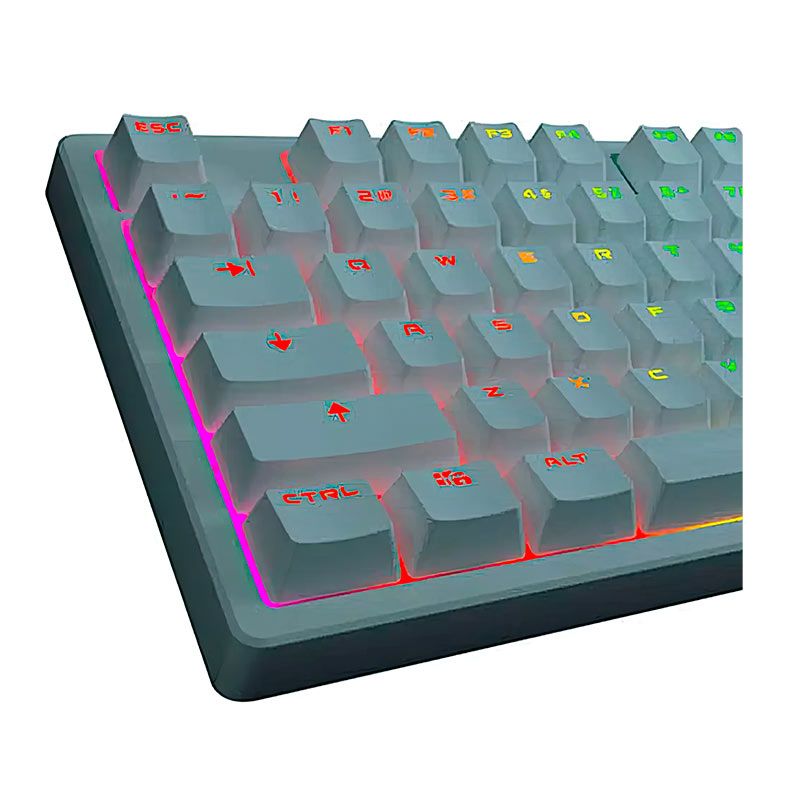 Teclado Mecanico Kross Strafing, Rainbow, ANSI, Switch Azul, KE-KG130