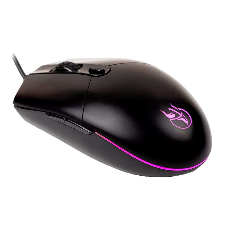 Mouse Gamer Kross Pulse, Rainbow, 6400DPI, 6 Botões, Preto, KE-MG105