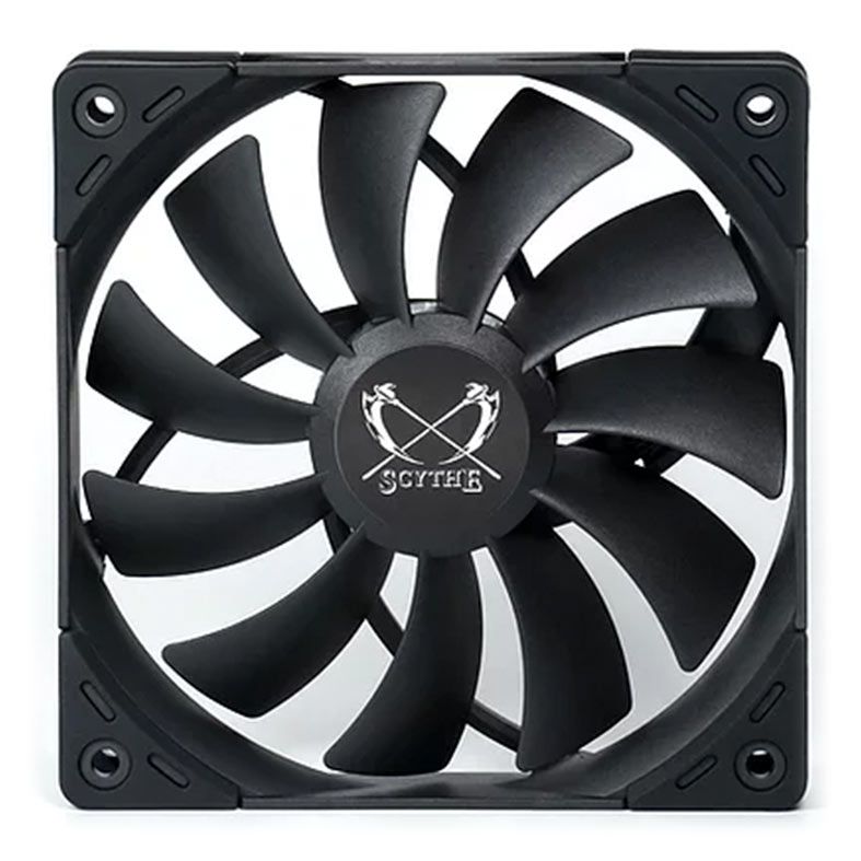 Ventoinha Scythe Kaze Flex 1500RPM, 120mm, Preto, KF1225FD15B-P