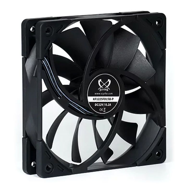 Ventoinha Scythe Kaze Flex 1500RPM, 120mm, Preto, KF1225FD15B-P