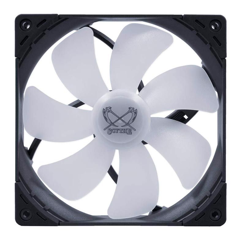 Ventoinha Scythe KazeFlex 140 RGB PWM 1800RPM, KF1425FD18SR-P