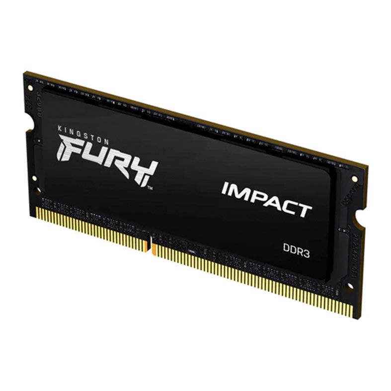 Memoria Notebook Kingston Fury, 4GB (1x4GB), DDR3, 1600MHz, C9, Preto, KF316LS9IB/4