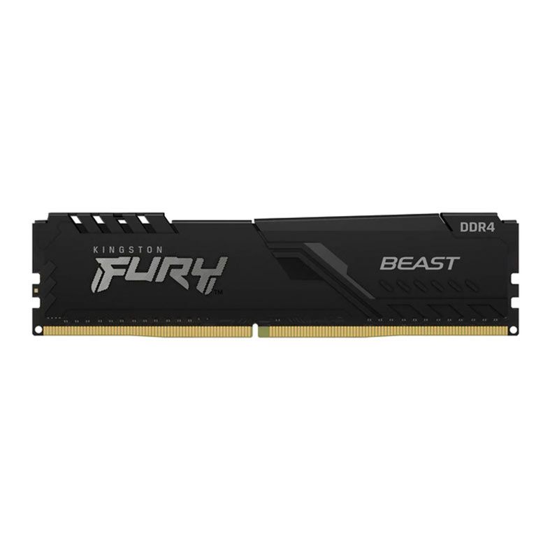 Memoria Kingston Fury Beast, 8GB (1x8GB), DDR4, 3000MHz, C15, Preto, KF430C15BB/8