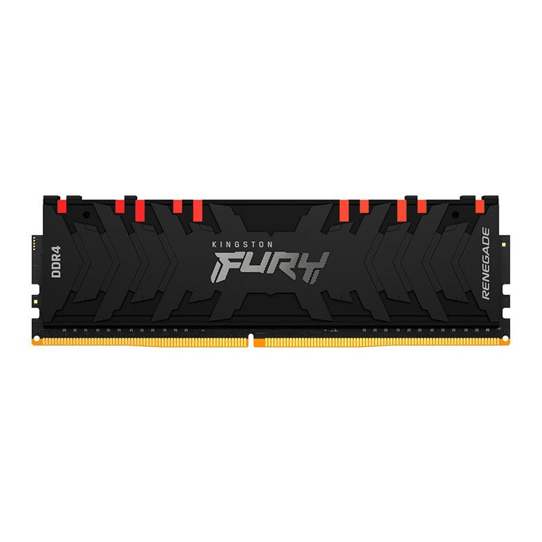 Memoria Kingston Fury Renegade, RGB, 16GB (1x16GB), DDR4, 3000MHz, C15, Preto, KF430C15RB1A/16