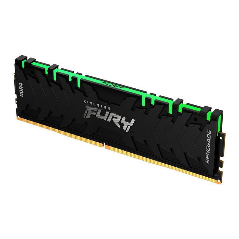 Memoria Kingston Fury Renegade, RGB, 16GB (1x16GB), DDR4, 3000MHz, C15, Preto, KF430C15RB1A/16
