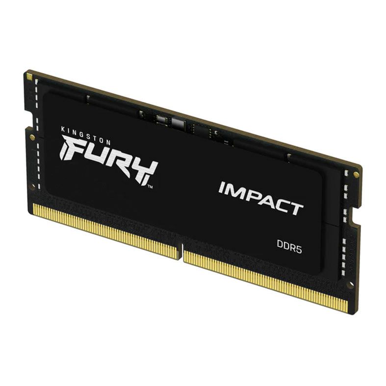 Memoria Para Notebook Kingston Fury Impact, 8GB (1x8GB), DDR5, 4800MHz, C38, Preto, KF548S38IB-8