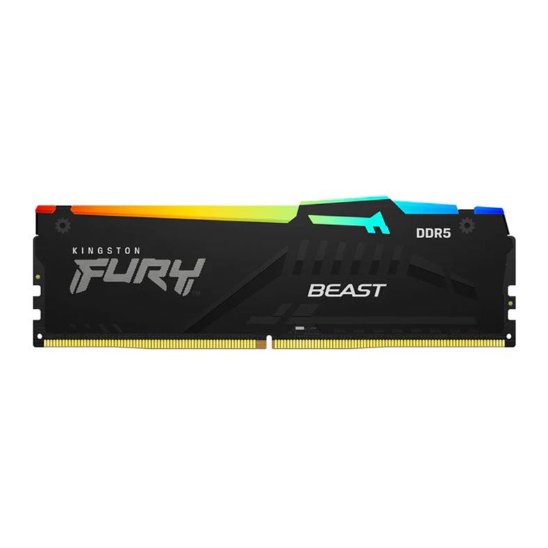 Memoria Kingston Fury Beast, 16GB (1x16GB), DDR5, 5600MHz, C36, Preto, KF556C36BBEA-16