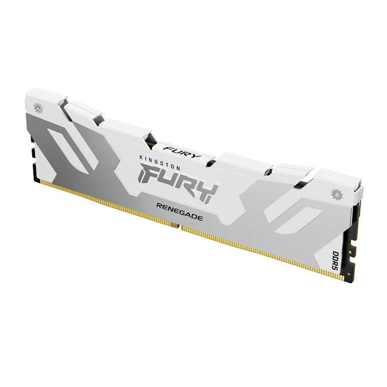 Memoria Kingston Fury Renegade, 16GB (1x16GB), DDR5, 7200MHz, C38, Branca, KF572C38RW-16