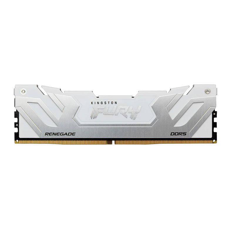 Memoria Kingston Fury Renegade, 24GB (1x24GB), DDR5, 8400MHz, C40, Branco e Prata, KF584CU40RW-24