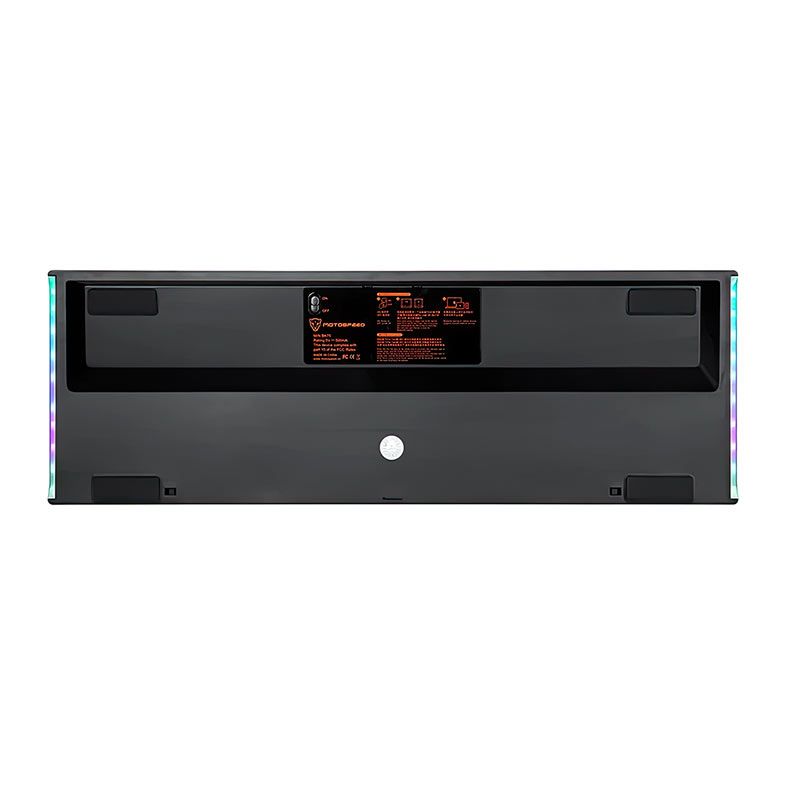 Teclado Mecanico Gamer Motospeed BK75 RGB, Switch Azul, Preto, KG-BK75-BK-BL-WW