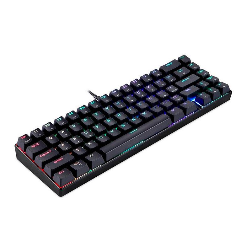 Teclado Mecanico Gamer Motospeed CK67 RGB, Switch Vermelho, Preto, KG-CK67-BK-RD-WW