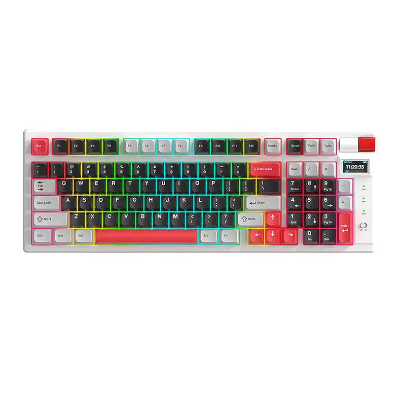 Teclado Mecanico Marvo Monka KG991W, RGB, Switch Azul, Wireless, KG991W