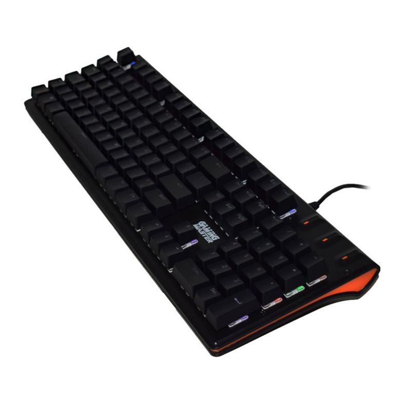Teclado Mecanico K-Mex Dracarys KGDB, RGB, ABNT2, Switch Azul, Preto, KGDB28U0001CB0X