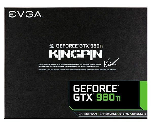 Placa de Video EVGA GeForce GTX 980 Ti 6GB GDDR5 KINGPIN 384-bit, 06G-P4-5998-KR