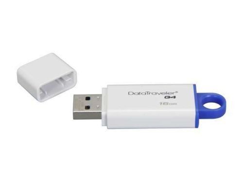 Pendrive kingston Datatraveler Generation 4 16GB USB 3.0 Azul, DTIG4/16GB - BOX