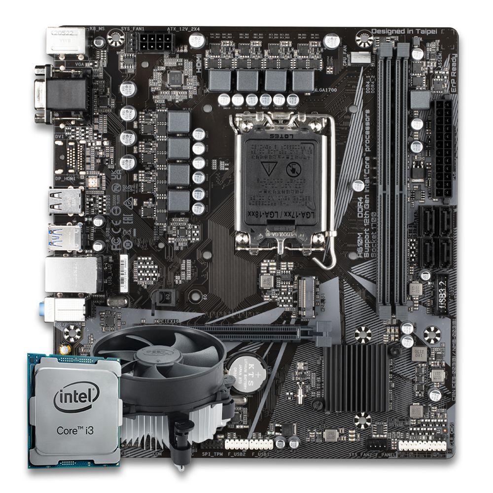 【セール】 Intel Upgrade, Kit Pichau i3-13100F, Pichau | DDR4 H610M シーリングライト・天井照明