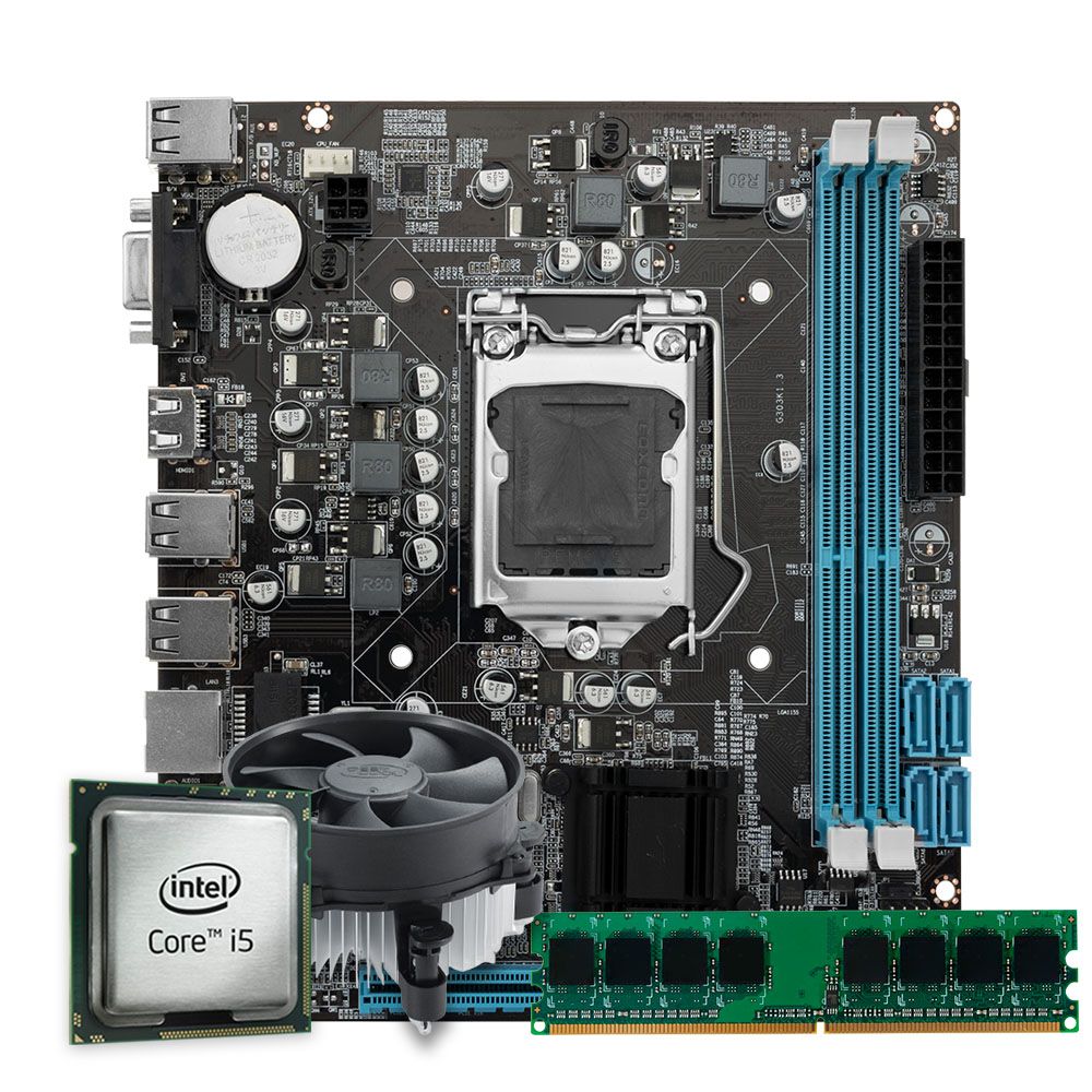 Kit Upgrade Pichau, Intel Core i5-4590, TGT H81 DDR3, 8GB DDR3, Cooler