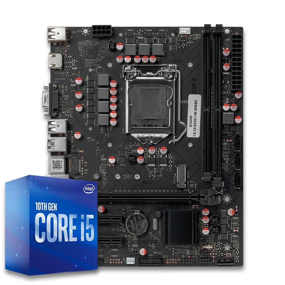Pichau Kit upgrade, Intel i5-10400F, B560M DDR4