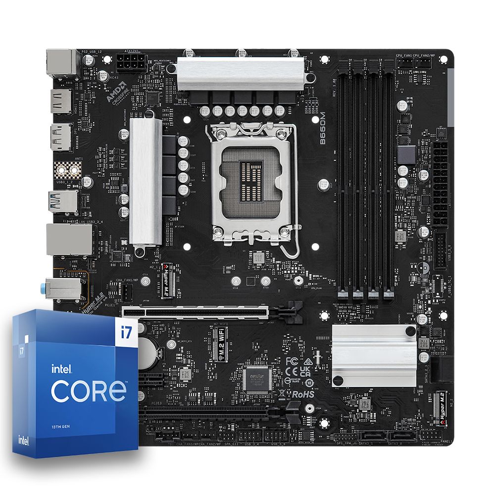 Pichau Kit Upgrade, Intel i7-13700F, B660M DDR4