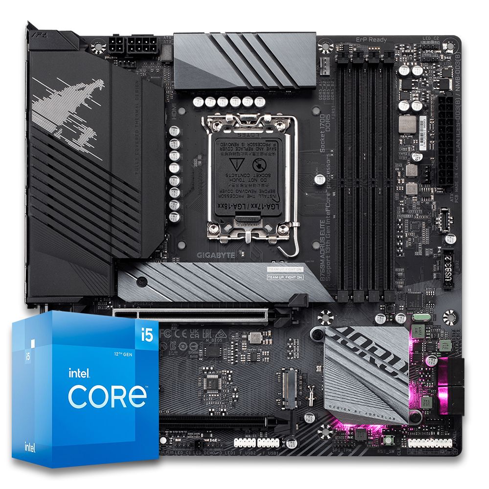 CPU i5-12600k B760MPRO DDR5 16GB Pichau Kit upgrade, Intel i5-12600K, B760M DDR5 | Pichau