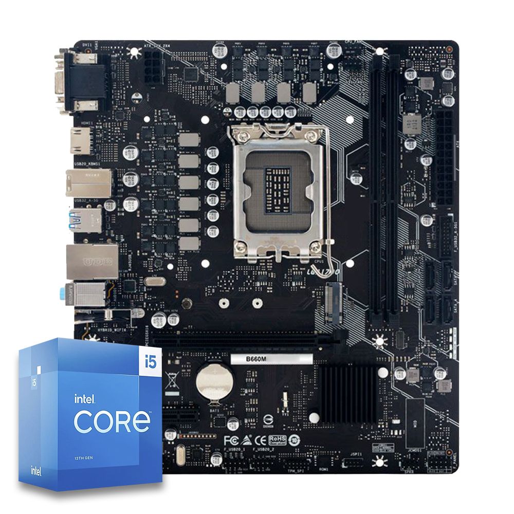 Pichau Kit Upgrade, Intel i5-13600KF, B660M DDR4