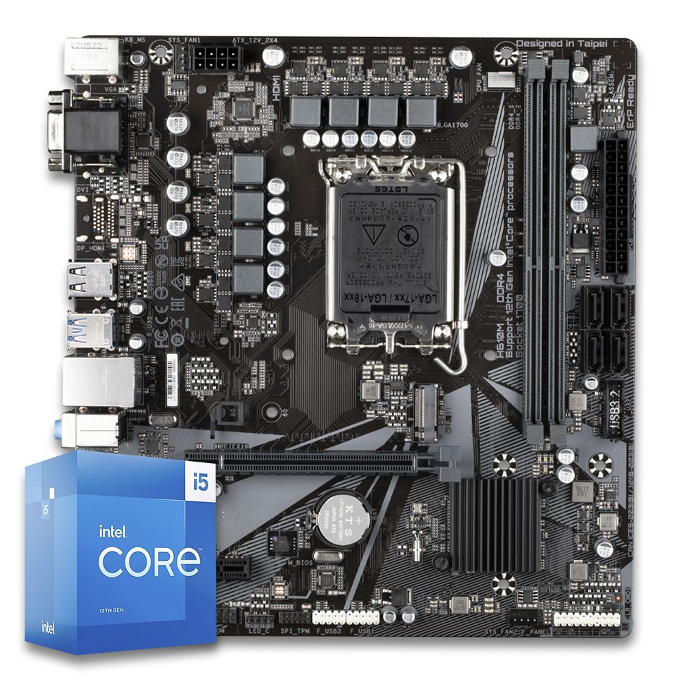 Pichau Kit Upgrade, Intel i5-13400F, H610M DDR4
