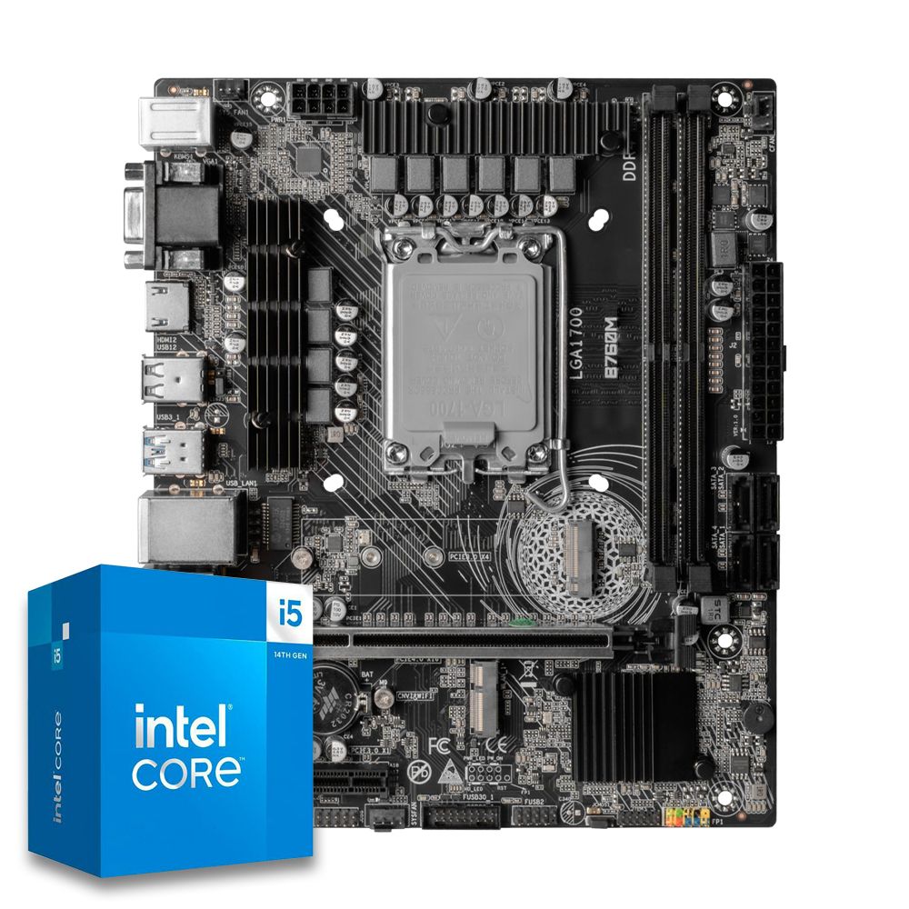 Pichau Kit upgrade, Intel i5-14400F, B760M DDR4