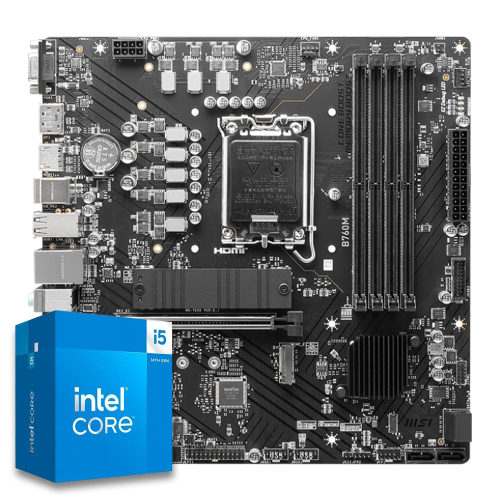 Pichau Kit upgrade, Intel i5-14400F, B760M DDR4