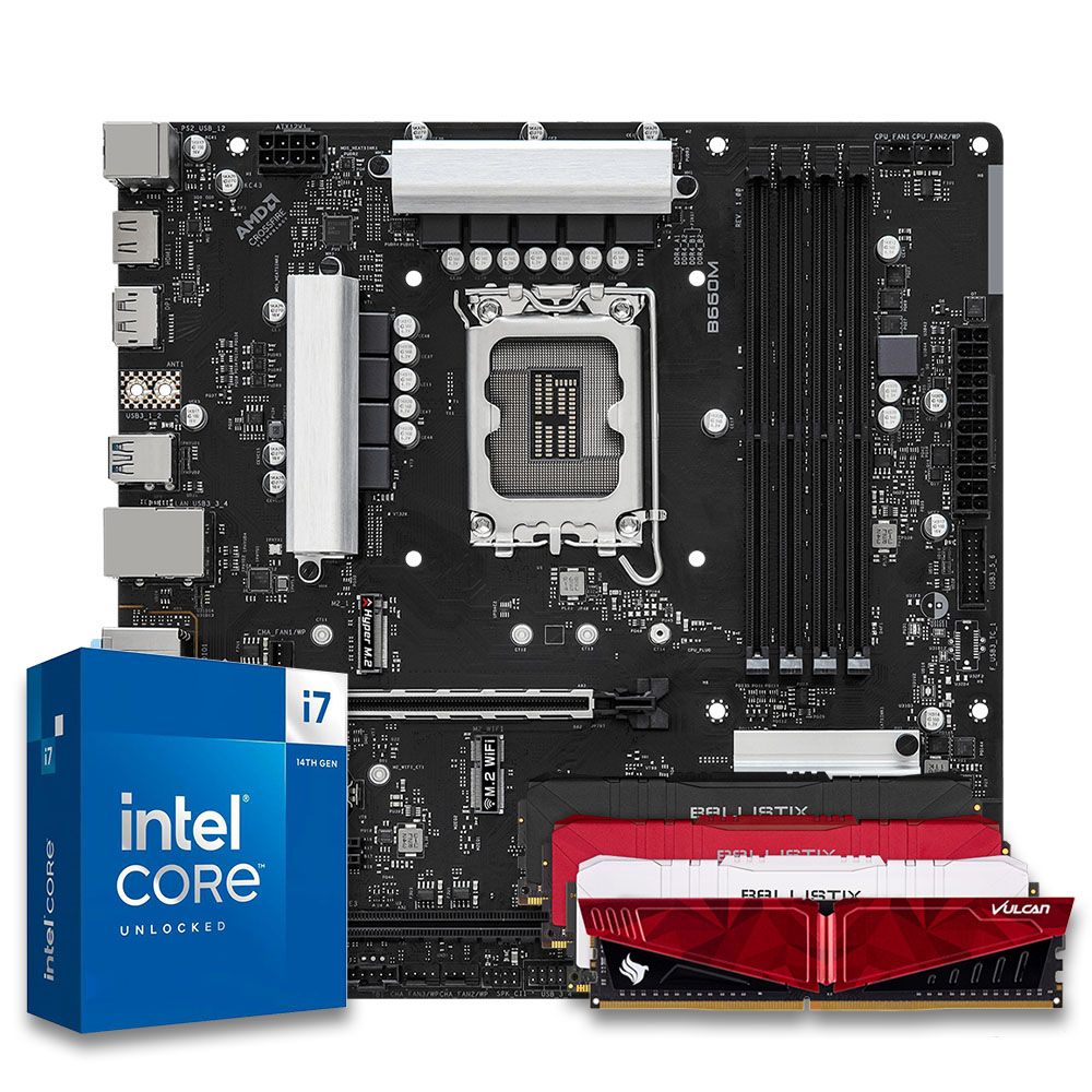 Pichau Kit upgrade, Intel i7-12700KF, Z690 DDR4