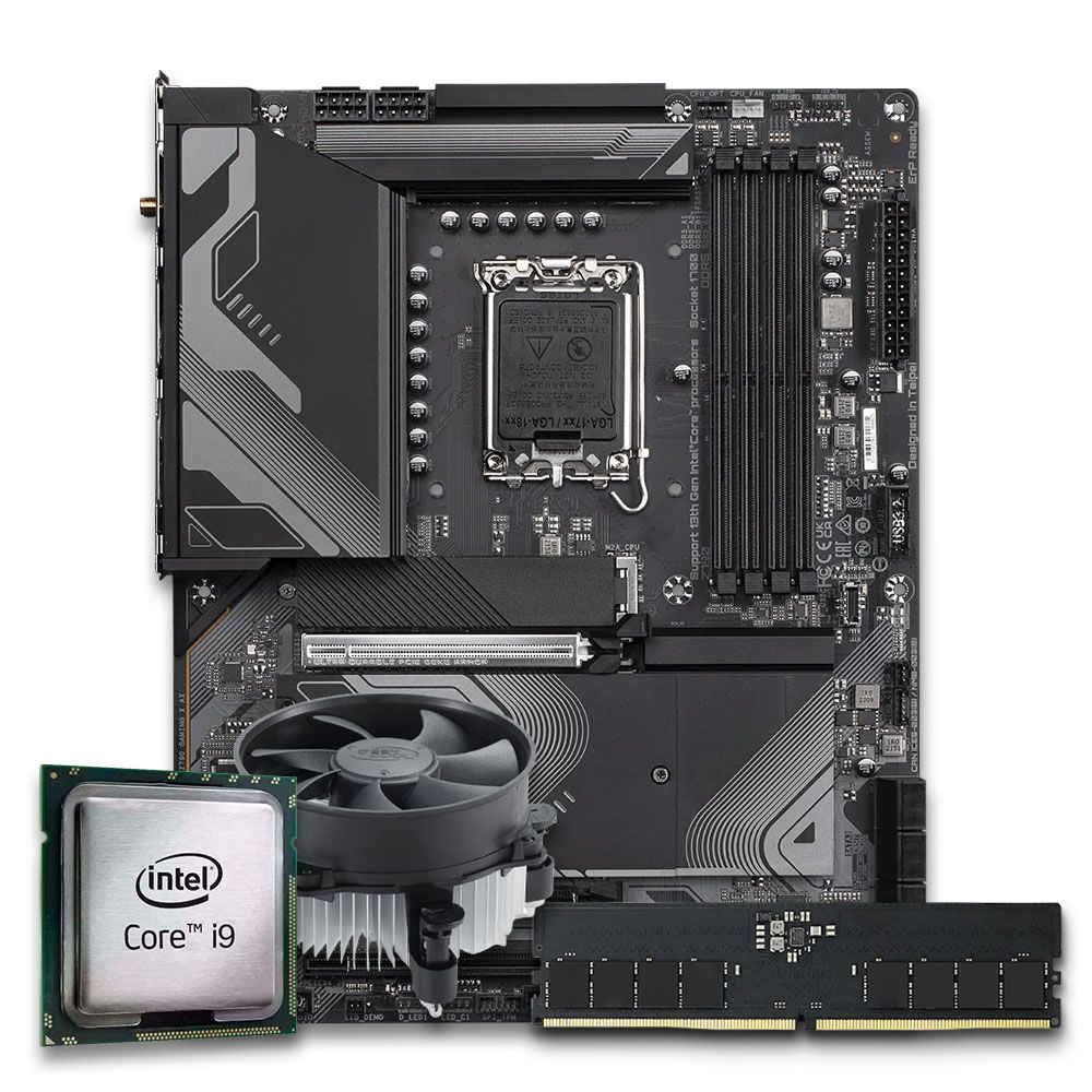 Pichau Kit Upgrade, Intel i9-13900F, Z790 DDR4, 16GB DDR5, Cooler
