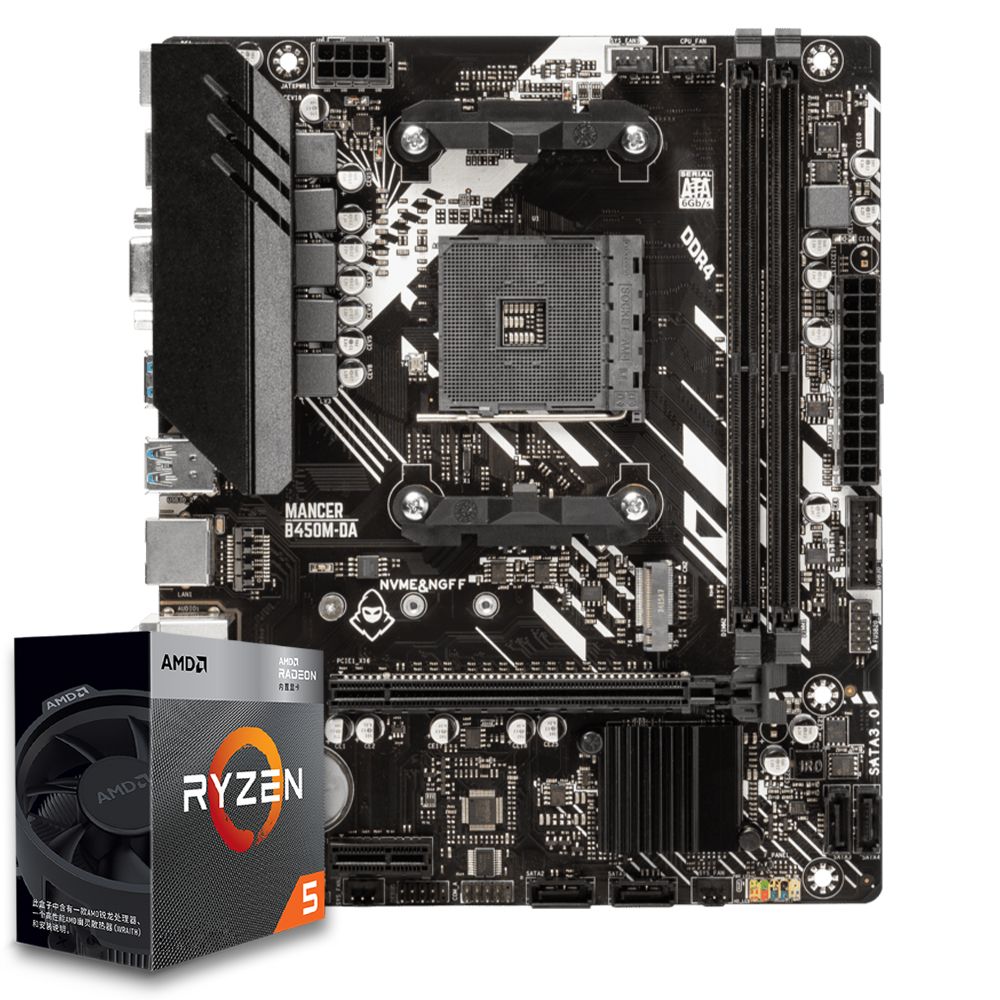 Pichau Kit upgrade, AMD Ryzen 5 3400G, B450M DDR4 | Pichau