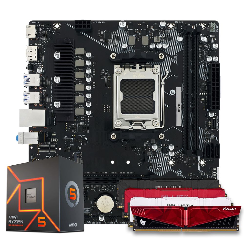 Pichau Kit upgrade, AMD Ryzen 5 8600G, B650M DDR5, 16GB DDR5
