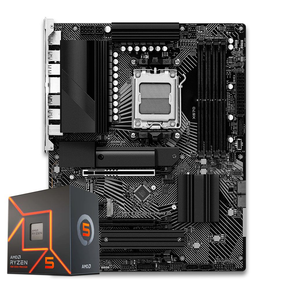 Pichau Kit upgrade, AMD Ryzen 5 7600, X670 DDR5