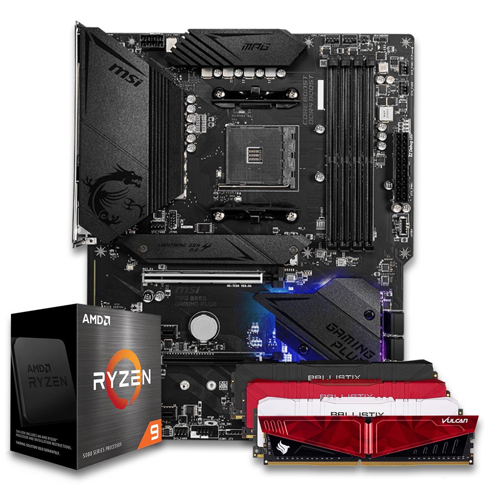 Pichau Kit upgrade, AMD Ryzen 9 5900XT, B550 DDR4, 16GB | Pichau