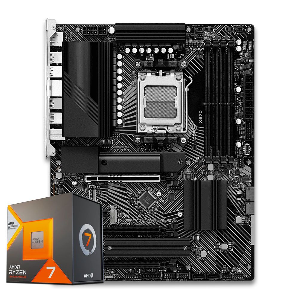 Pichau Kit upgrade, AMD Ryzen 7 7800X3D, X670 DDR5