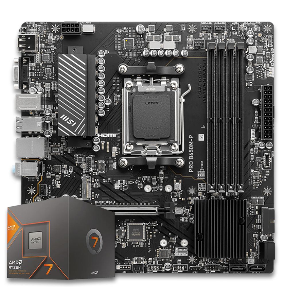 Pichau Kit upgrade, AMD Ryzen 7 8700G, B650M DDR5 | Pichau