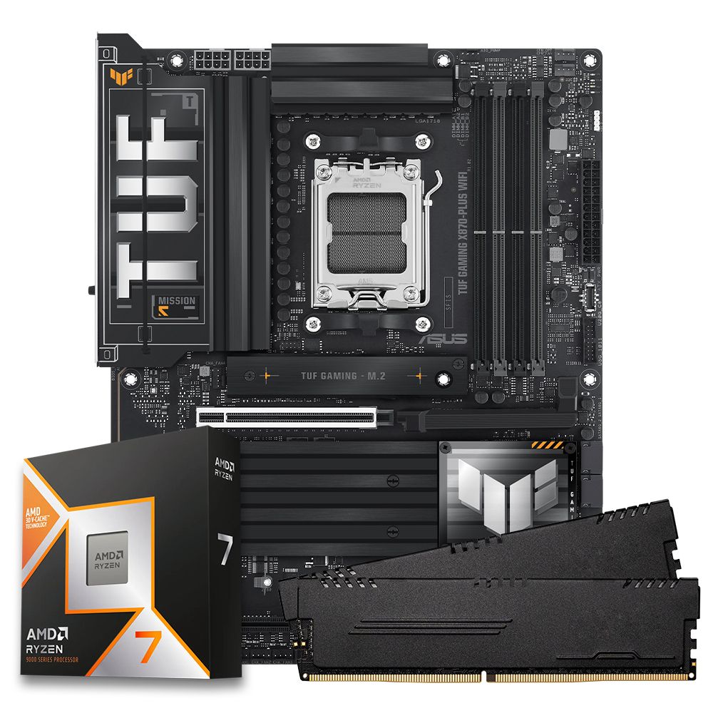 Pichau Kit Upgrade, AMD Ryzen 7 9800X3D, X870 DDR5, 16GB | Pichau