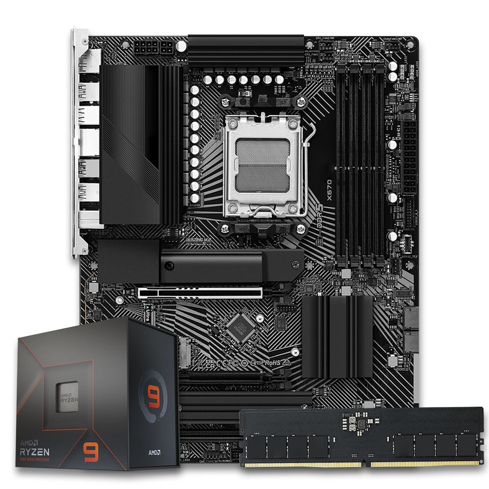 Pichau Kit Upgrade, AMD Ryzen 9 7950X, X670 DDR5, 16GB DDR5