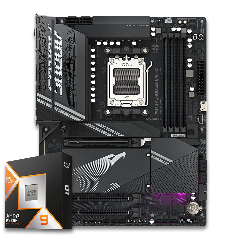 Pichau Kit Upgrade, AMD Ryzen 9 9900X3D, X870 DDR5