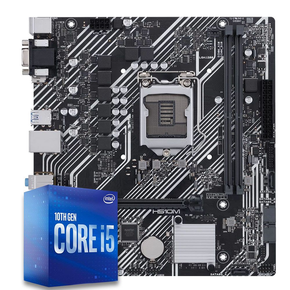 Pichau Kit Upgrade, Intel i5-10400F, H510M DDR4