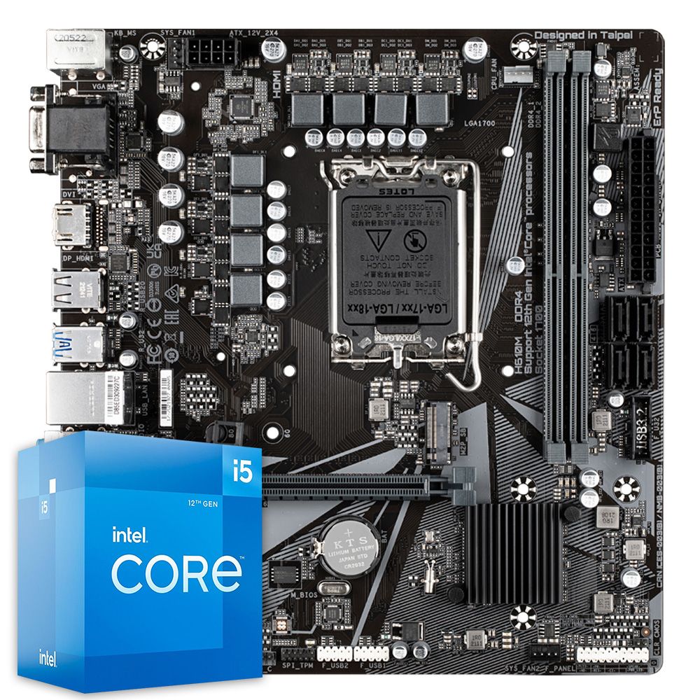 Pichau Kit upgrade, Intel i5-12400, H610M DDR4