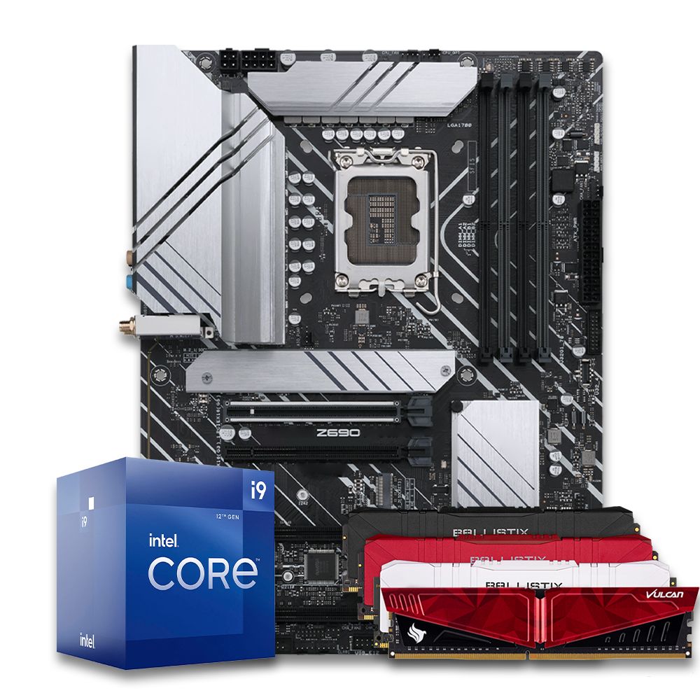 Pichau Kit Upgrade, Intel i9-12900K, Z690 DDR4, 16GB DDR4