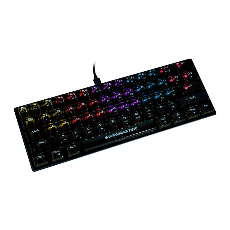 Teclado Mecanico K-Mex Neonblade, RGB, USB, Switch Marrom, Preto, KJN181U0003CB0X